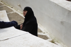 Nun at the monastery