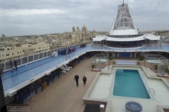 Oceania Marina docked in Valletta