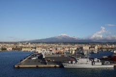 Mount Etna from the ship