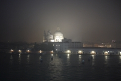 A foggy departure from Venice