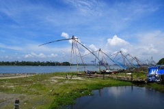 Chinese fishing nets in Cochin