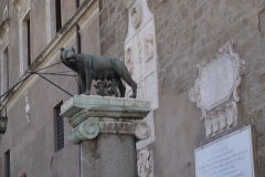 Romulus and Remus and the she-wolf