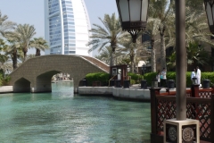 Burj al Arab Dubai showing round heli-pad