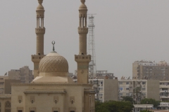 Mosque beside the Suez canal