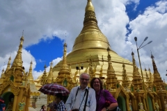 Richand and Frances at Shwedagon in Yangon – Version 2