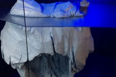 Johnson Geo Centre - demo of size of icebergs