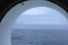 1:25 in the morning. View from our porthole