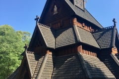 Stave church at tthe folk museum