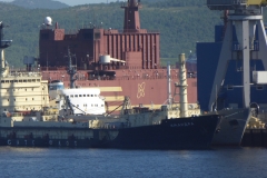 floating nuclear reactor in the harbour