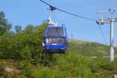 cable car up Stranda mountain