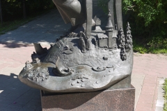 closeup of statue