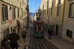 Bica funicular in Lisbon