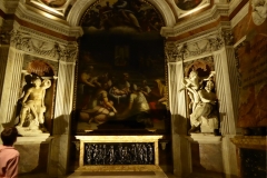 Chigi Chapel with sculpture on the right by Bernini, Santa Maria del Popolo church