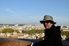 Richard on Janiculum Hill overlook